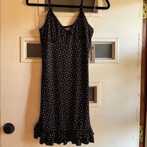 No Boundaries Black Ruffle Dress Small